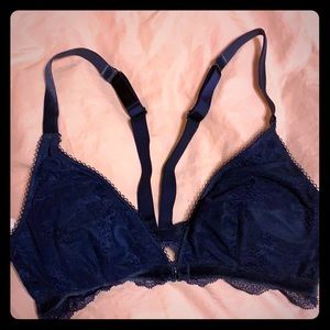 Victoria’s Secret Navy lace bralette
